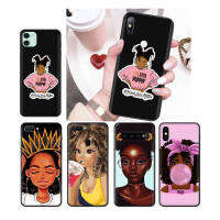 272NO Melanin Poppin Aba อ่อนนุ่ม Black ซิลิโคน ปก หรับ iPhone XR 7 6s 6 11 5s XS 5 8 SE Max Plus X Pro เคสโทรศัพท์