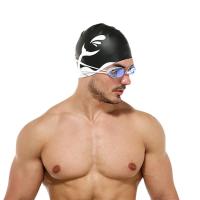 Swimming Hat Silicone Material Large Size Unisex Surfing Hat Elastic Waterproof Tear-resistant Anti-fall Diving Hat For Sports