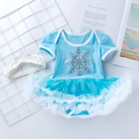 Summer Baby Newborn Sets For Girls Frozen Baby Girl Dress Newborn Outfit Baby Girl Newborn Clothing 0-24month