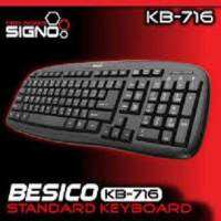 SIGNO คีย์บอร์ด ยูเอสบี รุ่น KB-716