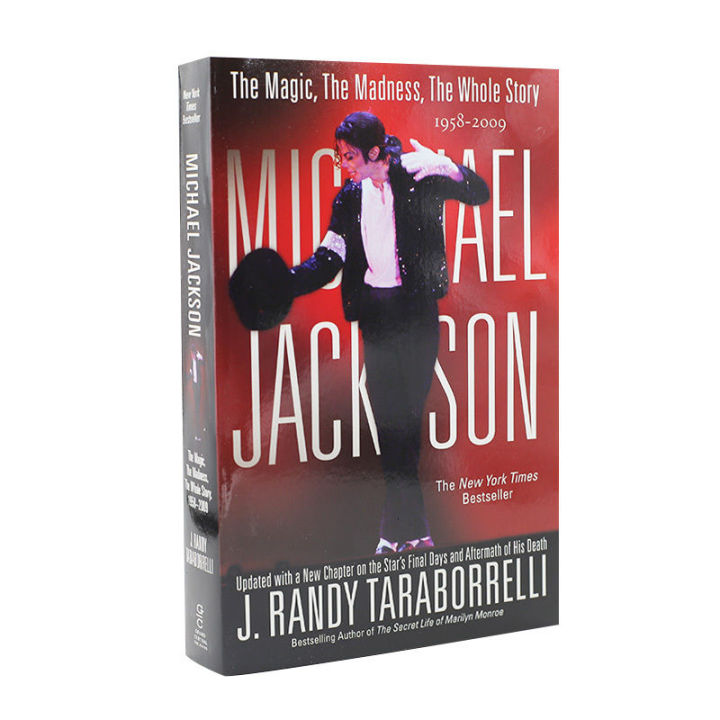 theภาษาอังกฤษรุ่นแรกของmichael-jackson-s-biography-michael-jackson-magic-madness-the-whole-story-1958-2009-ปกอ่อน