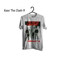 ราคาถูกเสื้อยืดสีขาวเสื้อเชิ้ต The Clash Band Music 09S-4XLS-5XL
