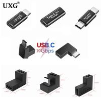 U-shaped angled 90 degree USB 3.1 10Gbps Type C Male To Female OTG Converter Adapter For Huawei Xiaomi Converter Adapter Coupler Cables Converters