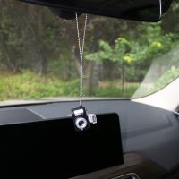 ✾❣ Car Pendant Decor Mini Camera Light Sound Gadgets Auto Interior Rearview Mirror Console Personality Funny Accessories Voiture