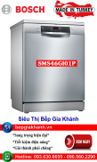 HCMMáy rửa bát cao cấp 13 bộ SMS46GI01P nhập khẩu Thổ Nhĩ Kỳ máy rửa chén