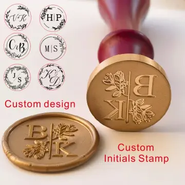 Wax Seal Stamp Set Lacquered Stamp Sealing Wax Kit DIY Craft