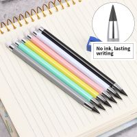 Kssmeตราสินค้า☈ทนทานมาการองสี Inkless Eternal Pencil HB ไม่จำกัดเขียนปากกาหมึกร่างเครื่องมือสำนักงานเครื่องเขียนสำหรับโรงเรียนของขวัญ
