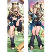 Genshin ผลกระทบ Kirara ร่างกายหมอน Anime Otaku ปลอกหมอนเกม Dakimakura โยนหมอนครอบคลุมเตียงตกแต่งของขวัญ