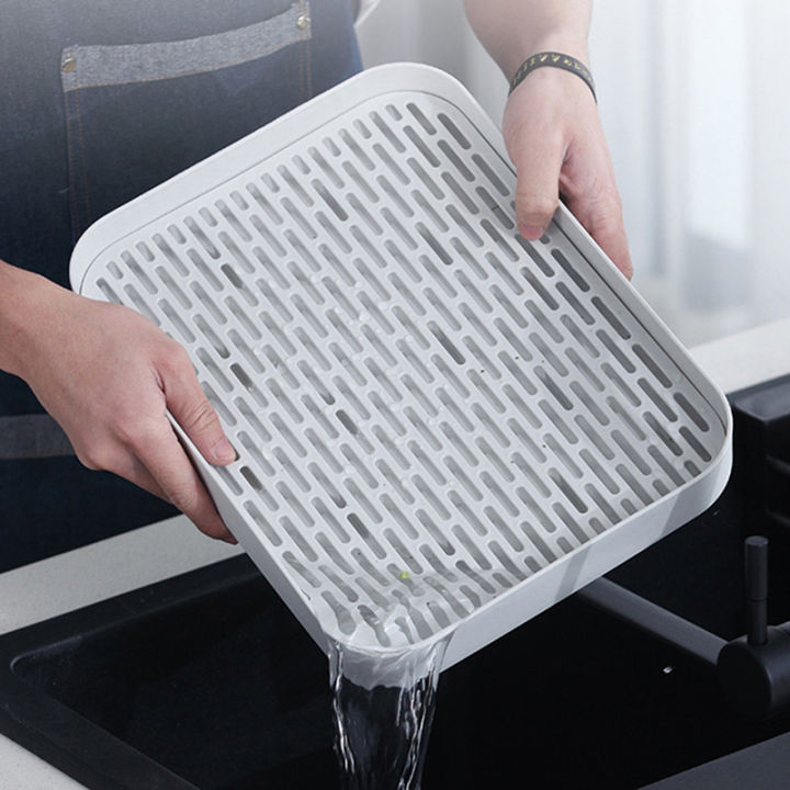 cup-storage-tray-double-layer-dish-drainer-fruit-vegetable-water-drain-racks-kitchen-organizer-washing-drying-rack-serving-plate