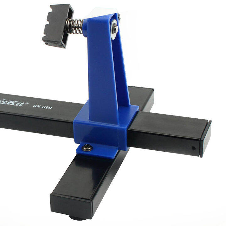 proskit-sn-390-adjustable-pcb-holder-360-degree-rotation-printed-circuit-board-jig-soldering-assembly-stand-clamp-repair-tools