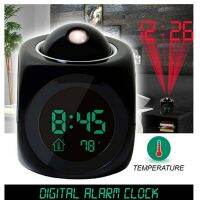 【YF】☏卍  Multi-function Digital Alarm Projector Weather Temperature Desk Date Display Projection Timer