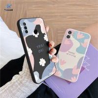 Rixuan เคส Huawei สำหรับ Huawei Y6P Huawei Y6 Pro 2019เดซี่ดอกไม้เคส Huawei Y7A เคสแฟชั่น Huawei Nova 7i Nova 3i Nova 5T Y9S Y9 Prime 2019เก็บรักษายิ้มใช่ตกลงเคสซิลิโคนแบบนิ่มสามารถใส่ได้