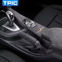 TPIC สำหรับ BMW สติ๊กเกอร์ตกแต่งภายใน F30 Alcantara ฝาครอบ ABS ม. สติ๊กเกอร์ประสิทธิภาพ F34 F32 F36 3GT 3ชุด4ชุดอุปกรณ์เสริมรถยนต์