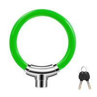 【YF】 1 Set Cycling Mini Bicycle Lock Bold Anti-rust Anti-Theft Ring Shape Bike MTB Accessories