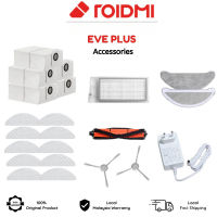 ROIDMI Eve Plus SDJ01RM Vacuum Cleaner Parts Accessories - Dust BagMain BrushSide BrushHepa FilterCharging DockRoller Brush