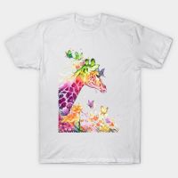 Men t-shirt Giraffe tshirt t shirt 6NC4