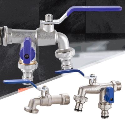 hot【DT】☁  IBC S60x6 Coarse Thread to 1/2 3/4 Coupling Garden Fitting Faucet