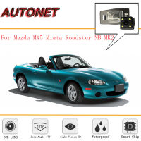 กล้อง AUTONET สำหรับ Mazda MX5 Miata Roadster NB MK2 1998 ~ 2005CCDNight Visionกล้องย้อนกลับกล้องสำรองกล้องป้ายทะเบียน