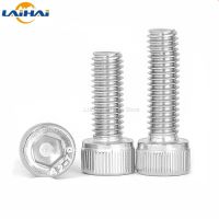 10pcs US Coarse thread UNC 1/4-20xL 304 A2-70 stainless steel Hex Hexagon Socket Cap Allen Head Screw Bolt Length 5/16 amp;quot; - 4 amp;quot;