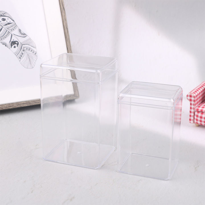 ruyifang-กล่องเก็บของตู้โชว์ตุ๊กตาเดี่ยวกล่องใส่ของแบบใสกันฝุ่น