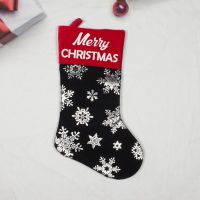 Glitter Star Shop Christmas Stockings White Snowflake Xmas Ornaments Christmas Pendant Christmas Tree Decorations Noel Gift Socks