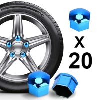 20 pcs Wheel Nut Bolt Head Cover Cap Protective Bolt Caps 17 Mm Car Exterior Decoration Protecting Bolt Nut Dome Protection Caps Nails  Screws Fastene