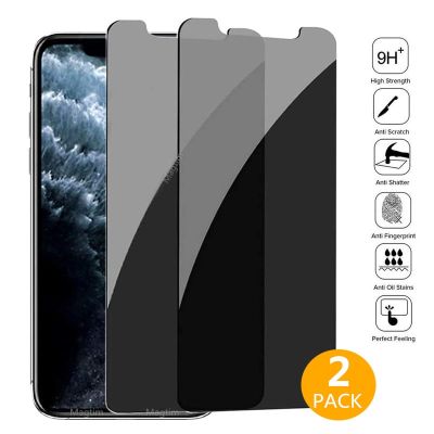 1-2Pcs Privacy Screen Protectors for iPhone 13 12 11 Pro XS Max 12Mini XR SE2020 Anti-spy Tempered Glass for iPhone 6S 7 8 Plus