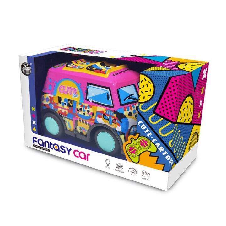 23new-mini-cartoon-graffiti-remote-control-car-4ch-climbing-car-rc-car-electric-car-model-toys-for-grils-boys-birthday-gift
