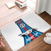 Porsche 917 Martini Racing 1971 Doormat Rug carpet Mat Footpad Polyester Non-slip Entrance Kitchen Bedroom balcony toilet