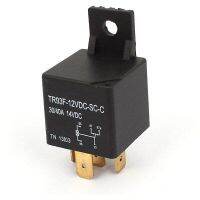 : “| ขดลวด TR93F-12VDC-SC-C DC 12V 5พินกำลังไฟรถยนต์อัตโนมัติรีเลย์สีดำ