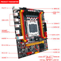 MACHINIST ชุดเมนบอร์ด X79พร้อม XEON E5 2650 V2 CPU DDR3 4Pcs X 4GB ECC RAM Memory Combo NVME M.2 Serve R Dual Channel