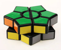 Xiu1Original 2ชั้น Hexagonal Magic Cube Speed Anti Stress Puzzle Cube ของเล่นของเล่นเพื่อการศึกษาสำหรับเด็กผู้ใหญ่สมอง Trainingc12-58