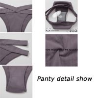 FINETOO 21PCS Set Fashion Womens Seamless y Panty Lingerie Girls Cross Strap Underwear Briefs 8 Solid Colors Woman Panties