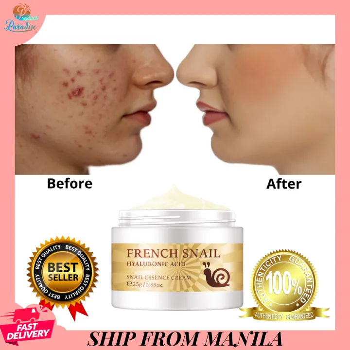 HOT SALE French Snail Collagen Cream Lighten dark spots Anti Aging Pore
