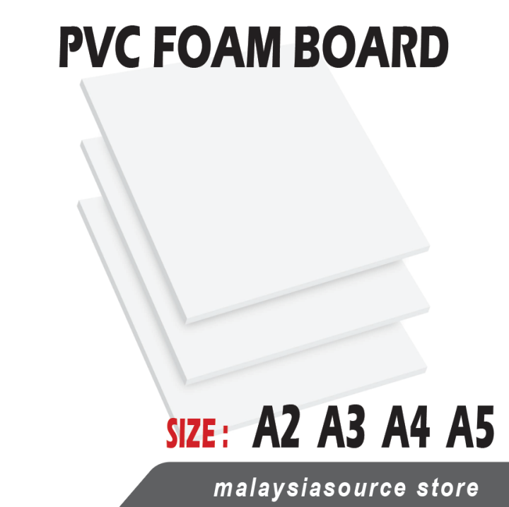 A2 A3 A4 A5 PVC Foam Board / PVC Model Board | Lazada