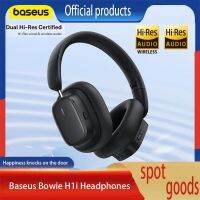 【DT】hot！ Baseus H1i Headphone Bluetooth 5.3 38db Noise Cancellation Hi-Res Spatial Audio Over the Ear Headsets 100H