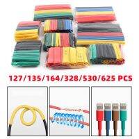 2:1 Heat Shrink Tubing 127/135/164/328/530/625 PCS Insulated Polyolefin Sheathed Electronic DIY Kit Electrical Connection Tubing Cable Management