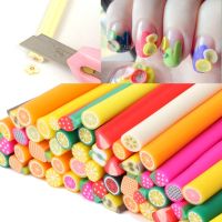 【DT】hot！ 50Pcs Fruit Pattern Manicure Canes Sticks Rods Stickers Gel