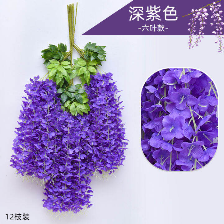 ทางเดิน-wisteria-จำลองที่แขวนอยู่กับดอกไม้ประดิษฐ์-ตกแต่งห้องนั่งเล่น-ดอกไม้พลาสติก-เถาวัลย์-ใบไม้สีเขียว-เถาวัลย์และ-wisteriahuilinshen-เข้ารหัส