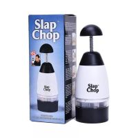 เครื่องสับอาหารแบบมือกด รุ่น Slap-chop-vegatables-garlic