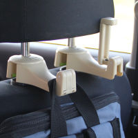 【cw】Universal Car Headrest Hook 5kg Max Car Back Seat Hanger with Phone Holder for Bag Handbag Purse Grocery Cloth Easy Installhot