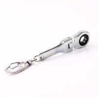 10mm Ratchet Wrench Mini Shaped JDM Metal Racing Keychain Key Chain Ring Keyring