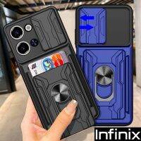 Infinix Note 30 Pro Note 12 Pro เคสแข็งกันแรงกระแทกหนักสุดหรูขายดี12 Hot 20พร้อมขาตั้งโลหะ