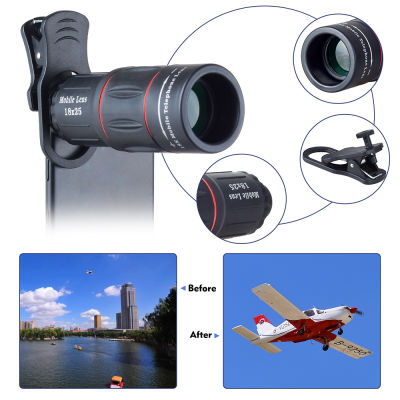 APEXEL 18X Zoom Lens Far Distance Mobile Phone Lens for Smartphone Universal iPhone Xiaomi Redmi Samsung Telefon Camera LensTH