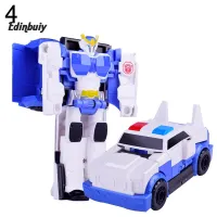 ☆Ready Children Kids Boy Transforming Racing Car Model Deformation Robot Toy Gifts