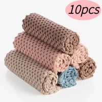 【DT】hot！ 10pcKitchen Cleaning Towel Anti-grease Wiping Rags Kitchen Efficient Super Absorbent Microfiber Cloth Home Washing Dish