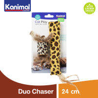 Kanimal Cat Toy ของเล่นแมว หมอนข้างพันขน 2 ชิ้น สำหรับแมวทุกสายพันธุ์ ความยาว 24 ซม./ 18 ซม. (2 ชิ้น/แพ็ค)