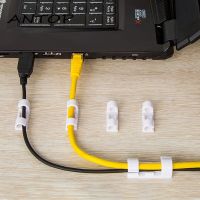 20pcs Wire Cable Management Organizer Desktop Workstation Clips Cord Management Holder USB Charging Data Line Cable Winder ANTOP