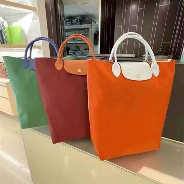 100％ The real legal 【LONGCHAMP】 Neo LE Replay color matching folding