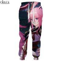 Men Trousers Anime Games Genshin Impact 3D Printed Women Clothing Gym Fashion Sweatpants Harajuku Jogging Pant